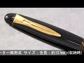 PLATINUM プラチナ 万年筆 出雲 溜塗り 枇杷溜 中字