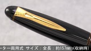 PLATINUM プラチナ 万年筆 出雲 溜塗り 枇杷溜 中字