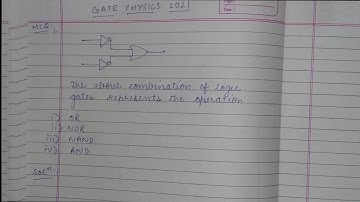GATE Physics 2021 Solutions for Q.no. 18, 19 and 50