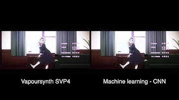 Frame interpolation comparison