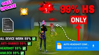 Free Fire Auto Headshot Config File🎯🌠 Macro Aimbot + No Recoil Regedit ‼️ Antiban VIP Script 👽