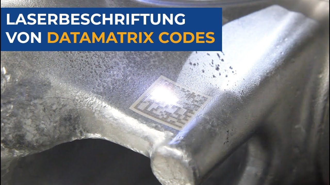 Laserbeschriftung von Datamatrix Codes - LASIT - YouTube