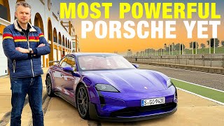 The Porsche Taycan Turbo GT Is an Electrified Monster | Driving the Most Powerful Porsche Ever by Edmunds Cars 55,766 views 2 weeks ago 7 minutes, 58 seconds