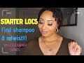 EPISODE 1: STARTER LOCS | My 1st wash & retwist 15 days into my loc journey | Angelica Marie