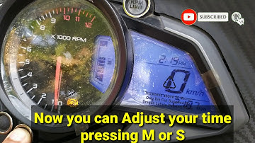 How to set time/ Digital Clock on pulsar RS 200 || set time on Pulsar RS 200
