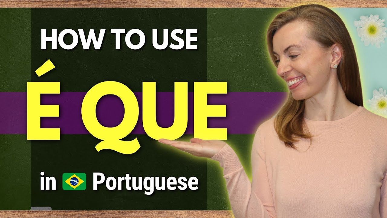 QUE QUE É ISSO? - How to Ask Questions Using É QUE in Brazilian Portuguese - Learn Portuguese