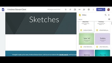 Adding Google Slide Shows to a page on your Google Site