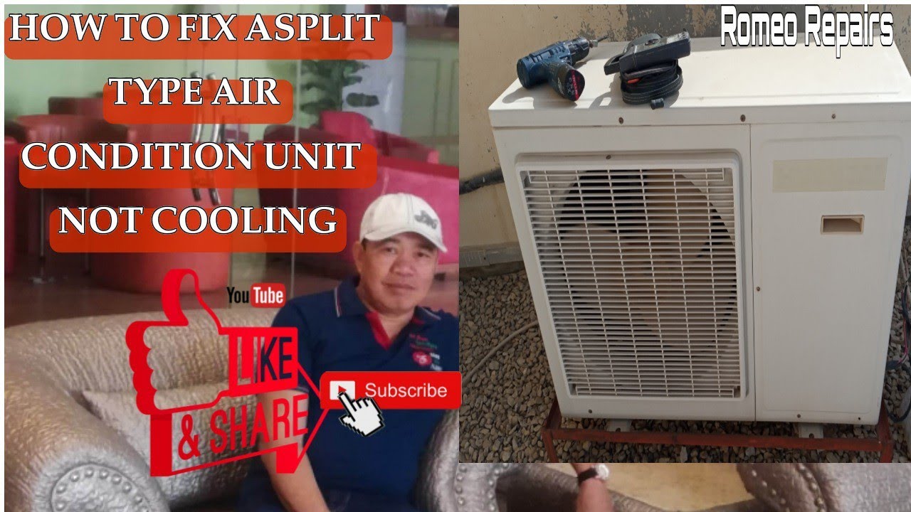 How to Fix a split Air Condition unit Not Cooling - YouTube