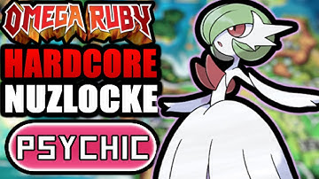 Pokémon Omega Ruby Hardcore Nuzlocke - Psychic Type Pokémon Only! (No items, No overleveling)