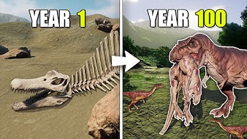 Simulating A Prehistoric Forest for 100 Years in Jurassic World Evolution 2