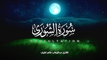 Surah Ash-Shura - سورة الشورى | Calming and Relaxing Quran 😴🤍 Abdul Wahab Tahir
