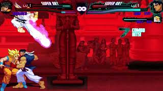 Ultimate Son Goku VS Shin Ryu & Holey Ken - Crazy Epic Fight - Mugen Battle