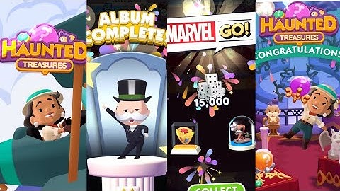 Monopoly Go | ALBUM COMPLETE! | HAUNTED TREASURES | 600 ⛏️ @monopolygo #monopolygo #giveaway