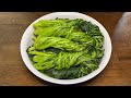 河南媳妇用传统方法腌制雪里蕻 放一年也不会坏 翠绿清香真好吃 河南媳妇用传统方法腌制雪里蕻 放一年也不会坏 翠绿清香真好吃