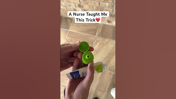 A Nurse Taught Me This Trick❤️ #lifehack #tipsandtricks #trick