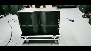 Sanway K3 dual 12 inch speaker testing before shipment