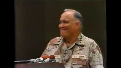 General Norman Schwarzkopf: Addresses the West Point Cadets 1991