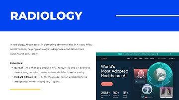 Introduction to AI in Healthcare Free CPD Course Sample: AI applications in medical specialties