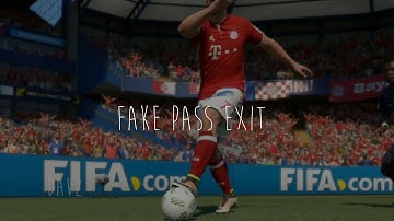 Fifa 17 | Fake Pass Exit Tutorial | New Skill Move! [Easy & Quick]