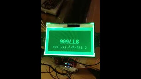 ST7565 vertical orientation test