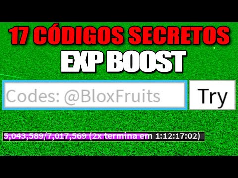 17 Novos Códigos de 2x XP no Blox Fruits! (Code Blox Fruit) 