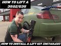 Off-road lift kit on a 350z/G35 Part-1  (DETAILED)