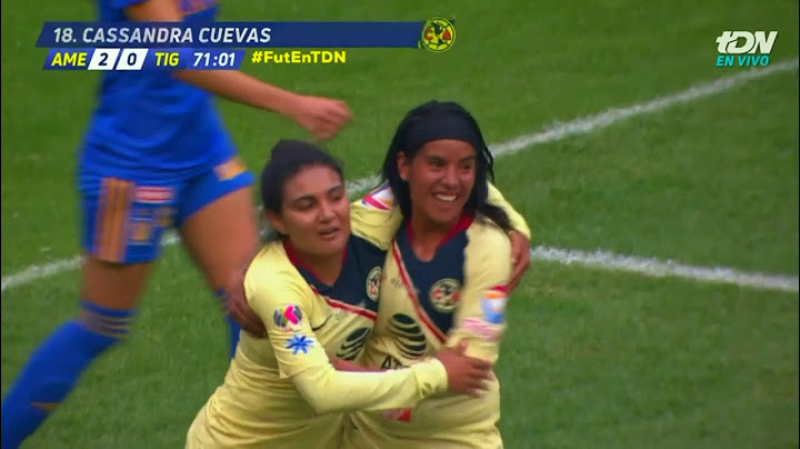 Resumen América 2-2 Tigres Femenil Gran Final Ida Estadio Azteca