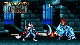 NINJA COMBAT - DEATH ANGEL Boss Fight - NEOGEO screenshot 5
