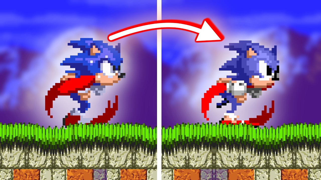 Sonic 3 A.I.R., but CD SONIC SPRITES! 📀 Sonic 3 A.I.R. Mods Gameplay