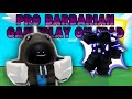 PRO BARBARIAN KIT on mobile (Roblox bedwars)
