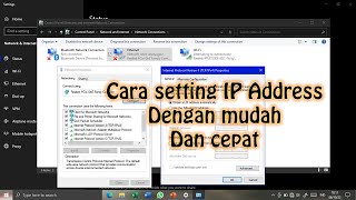 CARA MUDAH SETTING IP ADDRESS DI WINDOWS 10. CARA MUDAH SETTING IP ADDRESS DI WINDOWS 10.