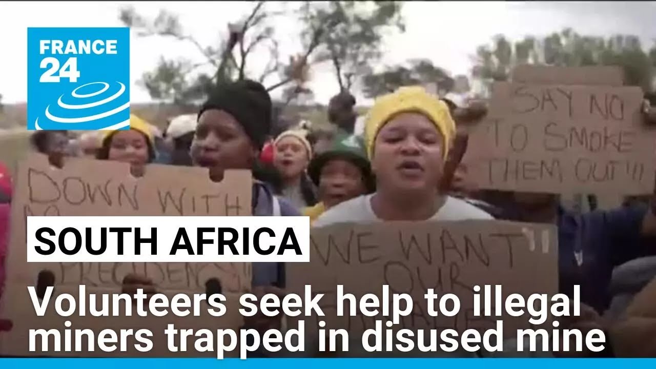 South Africa: volunteers seek help to illegal miners trapped in disused ...