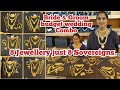 8 gold jewels just 8 sovereigns light weight gold marriage combo necklace haram earrings bangles nsk