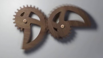 Logarithmic Spiral Wood Gears