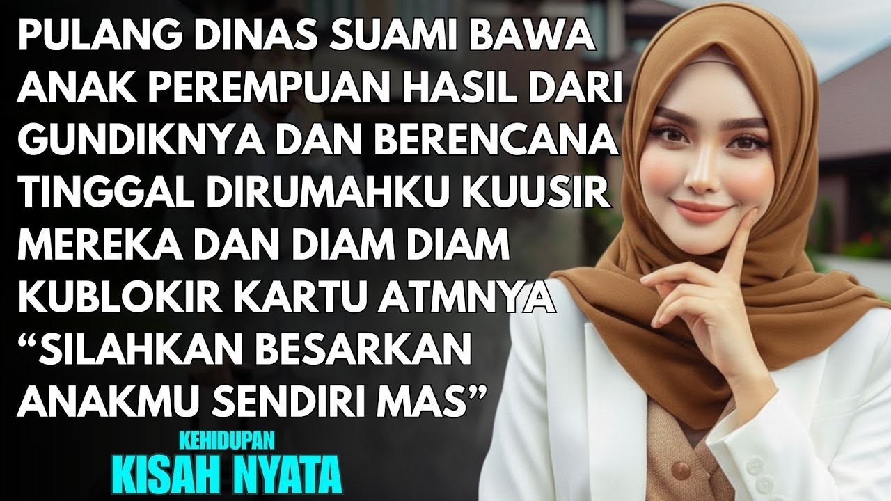 PULANG DINAS SUAMI BAWA ANAK DARI GUNDIKNYA UNTUK TINGGAL BERSAMA - KUBLOKIR KARTU ATMN DAN KU USIR