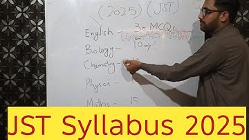 JST 2025 Syllabus Explained | Key Topics & Study Tips