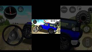 😱 Blue Thar Crazy Offroad | Gadi Wala Game #shorts.