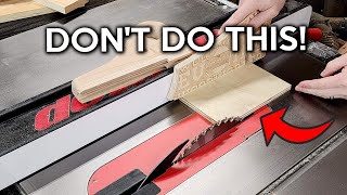 DANGER ZONE: Woodworking Secrets to KEEP your fingers!
