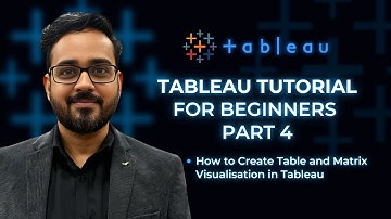 Tableau Tutorial for Beginners Part 4: How to Create Table and Matrix Visualisation in Tableau