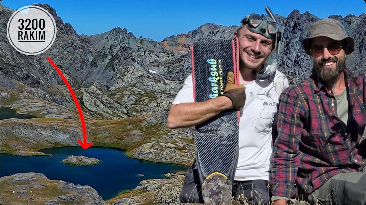 GÖLÜN ORTASINDA 24 SAAT - Çiçekli Gölün Dibini Gördük. @HissedenAdam 