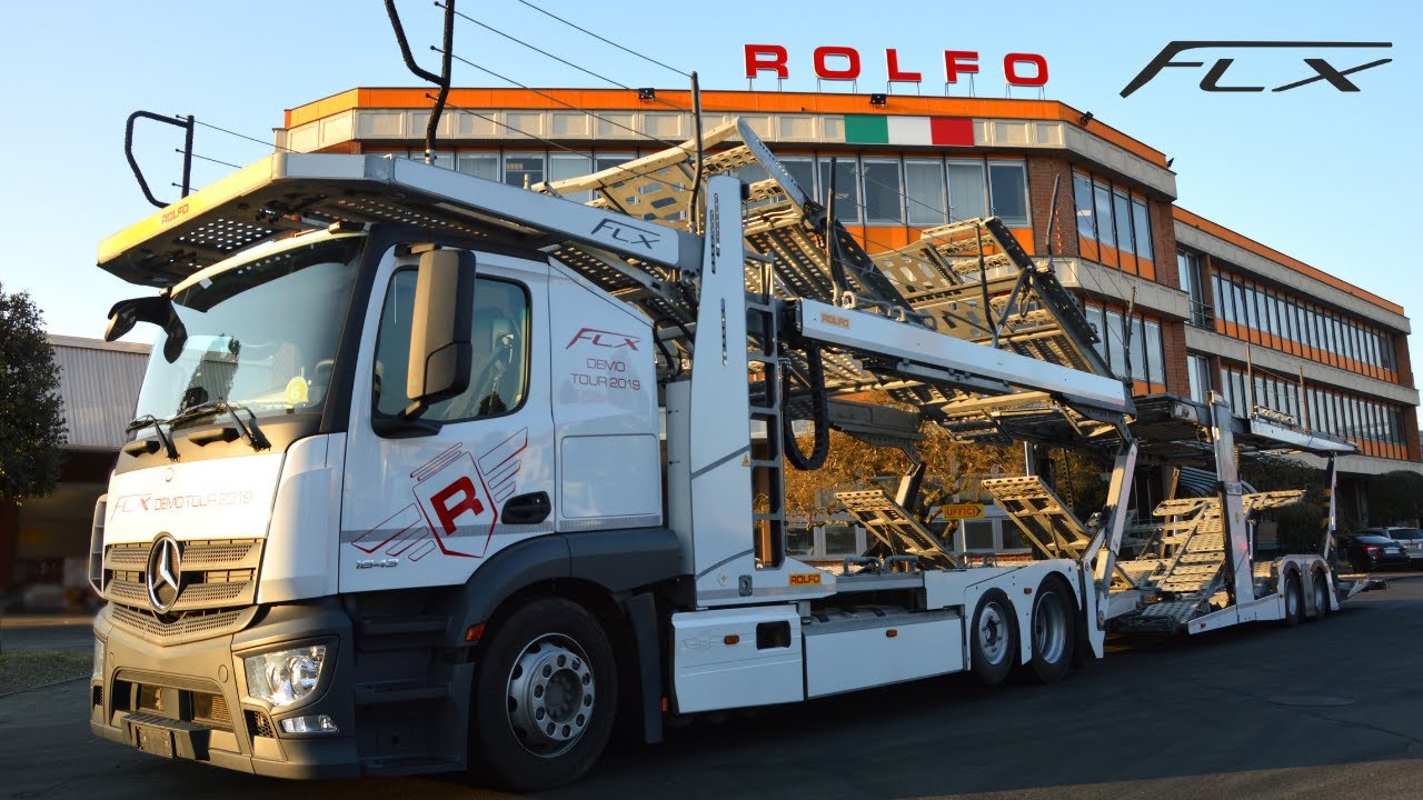 Rolfo FLX 323 TF Loading Car carrier YouTube