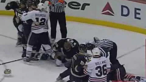 James Wisniewski vs Corey Perry Feb 24, 2008