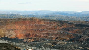Time-Lapse Of A Quarry Stock Video