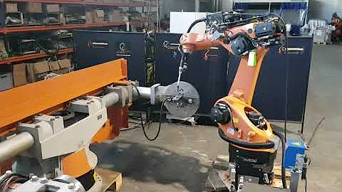 KUKA KR30-3 with SKS welding equipment + H-Shaped positioner