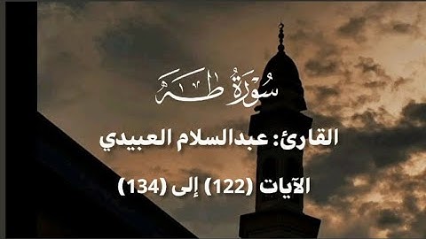 سورة طه - القارئ عبدالسلام العبيدي | ومن أعرض عن ذكري 