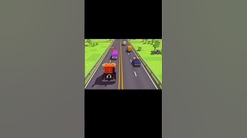 blocky highway raching track #automobile #game #gaming #video #games #viralvideo