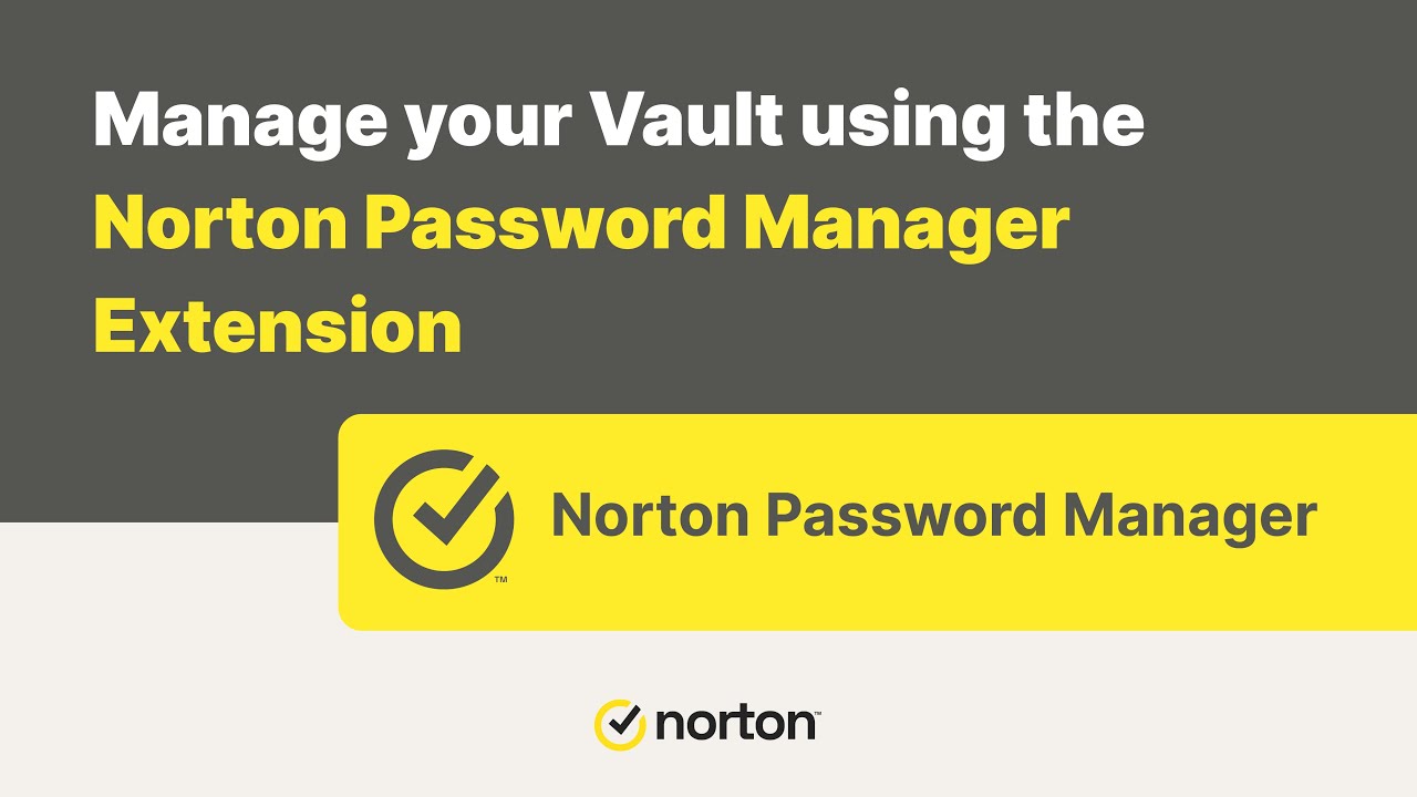 norton password manager safari extension