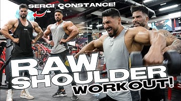 MASSIVE SHOULDER WORKOUT WITH SERGI CONSTANCE