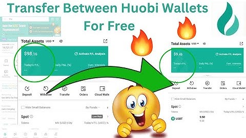 MAKE MONEY ONLINE: TRANSFER CRYPTO BETWEEN TWO HUOBI WALLETS FOR FREE🔥🔥🔥🔥 EASY STEPS!!!!!!!🤗🤗😊😊