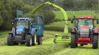 Silage 2011 - Tedding,Raking, Lifting.